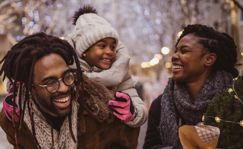 Happy Family Outdoors